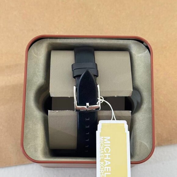 Michael Kors Jayne MK7104 Black Leather 38mm Ladies Watch main image 5